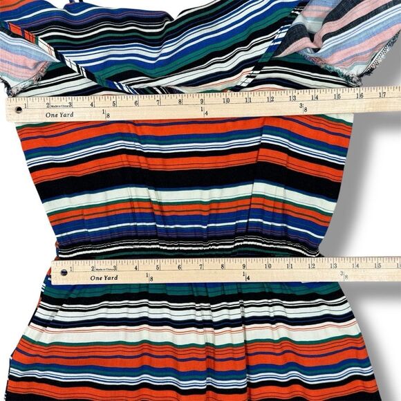 Exotik Y2K Striped Layered Mini Dress Sundress Multicolor Small - Picture 11 of 13